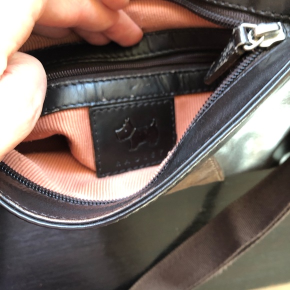 Radley London Leather crossbody purse size OS Brown - Picture 4 of 11